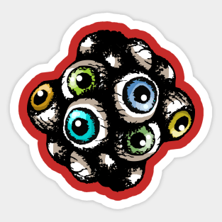 Eye ball Sticker